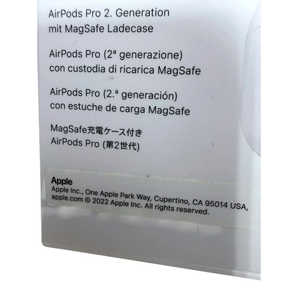 Apple AirPods Pro 2nd Gen Wireless Earbuds Complete White MQD83AM/A A2698 WORKS